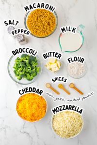 broccoli mac and cheese ingredients list